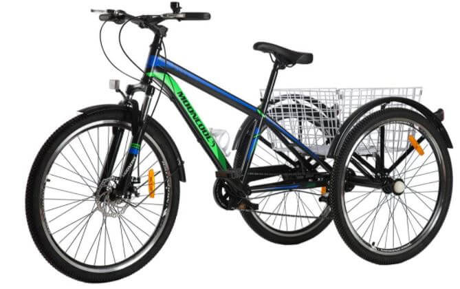 Slsy Adult Mountain Tricycle, 7 Speed Three
