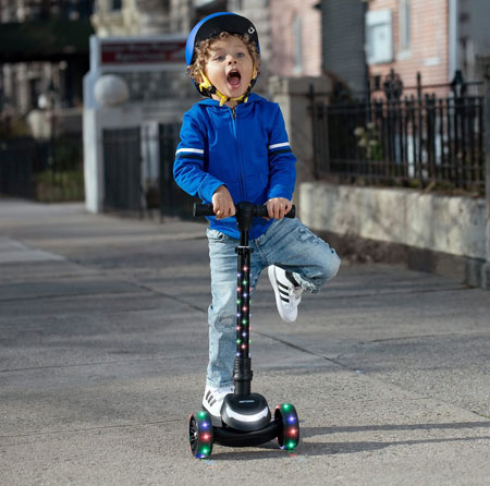 Jetson Jupiter Mini Kids 3 Wheel Light Up Kick Scooter