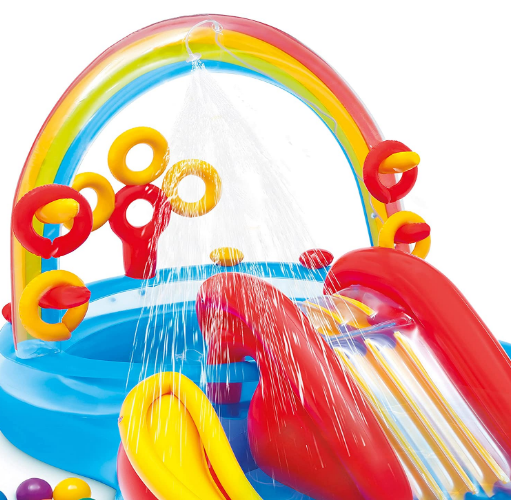 intex rainbow ring inflatable play center