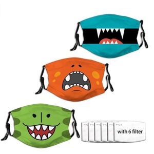 Dinosaur halloween face masks for kids