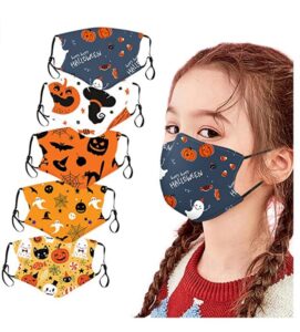Belcol 5Pcs Kids Reusable Face Mask