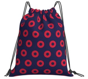 Red Donut Circles Backpack
