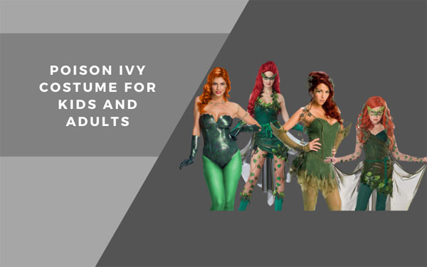 Poison Ivy costume for kids and adults
