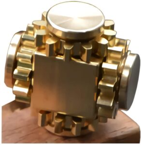 Pure Brass Fidget Cube Gear