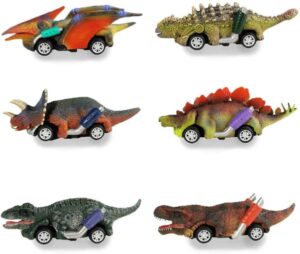 JoFAN Dinosaur Pull Back Toy Car